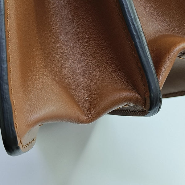 DAUPHINE MM Monogram Coated Canvas Brown