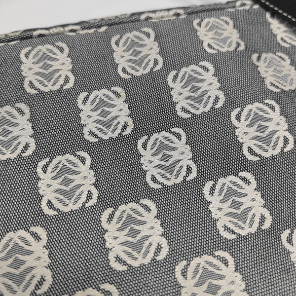Monogram Canvas Shoulder Bag Gray