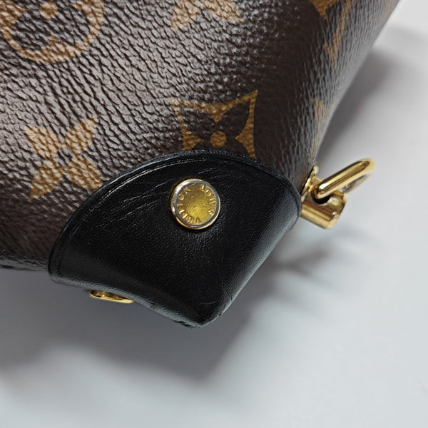 PETITE MALLE Monogram Coated Canvas Brown