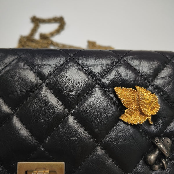 2.55 Quilted Calfskin Black