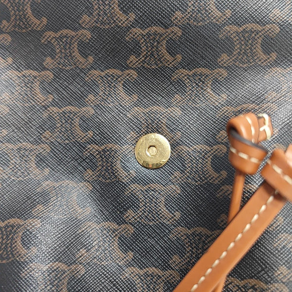 TRIOMPHE Mini Coated Canvas Brown