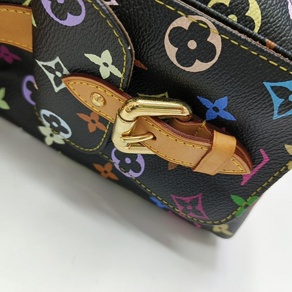 LV × TM NÉONOÉ MM Monogram Coated Canvas Black