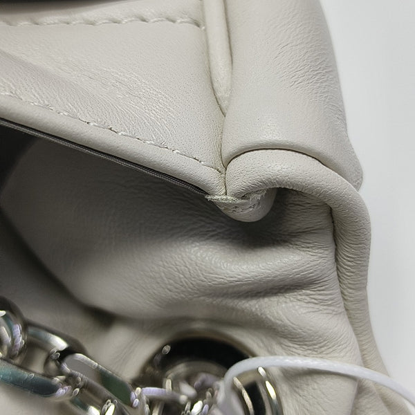 Lambskin Shoulder Bag White