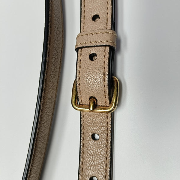 Calfskin Shoulder Bag Beige