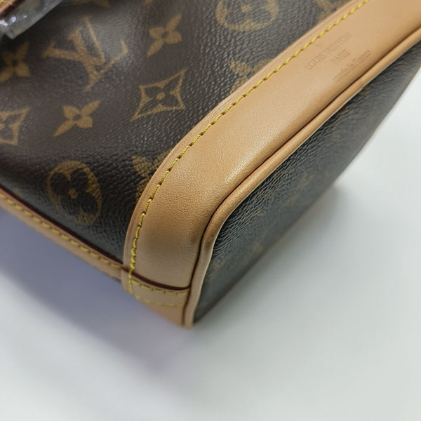NOÉ Nano Monogram Coated Canvas Brown