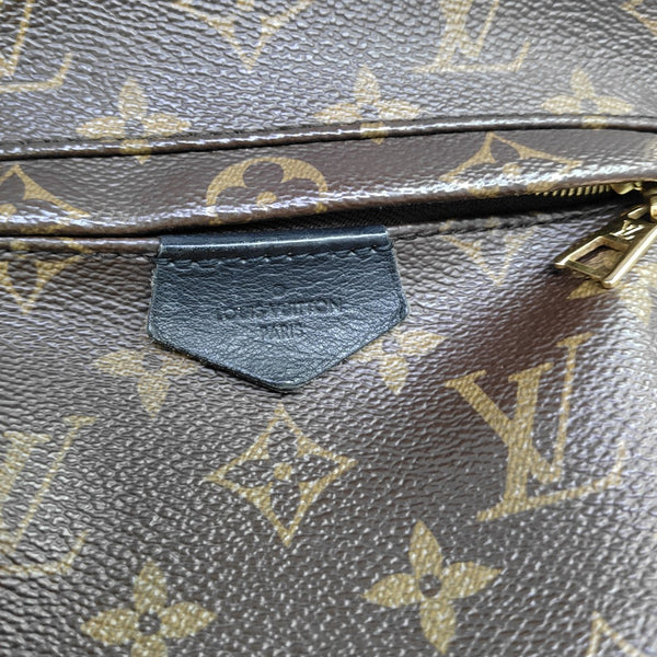 PALM SPRINGS PM Monogram Coated Canvas Brown