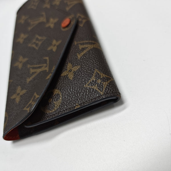 JOSÉPHINE Monogram Coated Canvas Brown Wallet