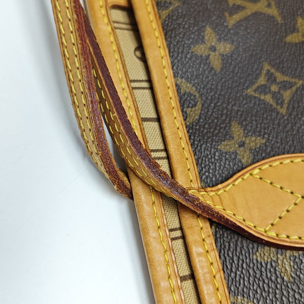 NEVERFULL GM Monogram Coated Canvas Brown