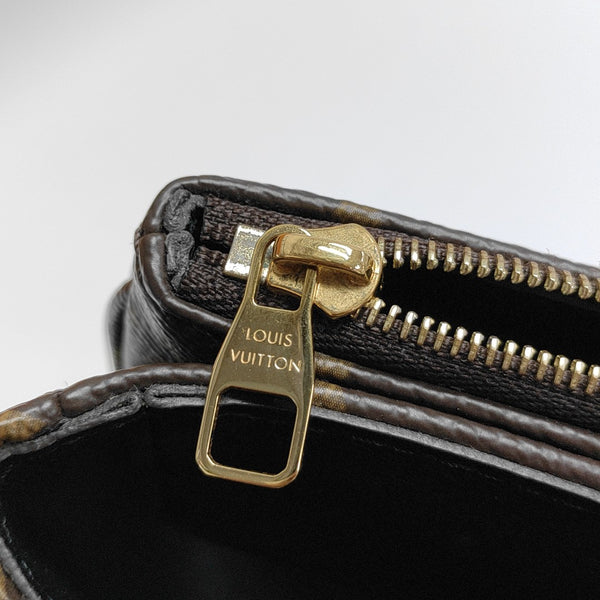 MARCEAU Monogram Coated Canvas Brown