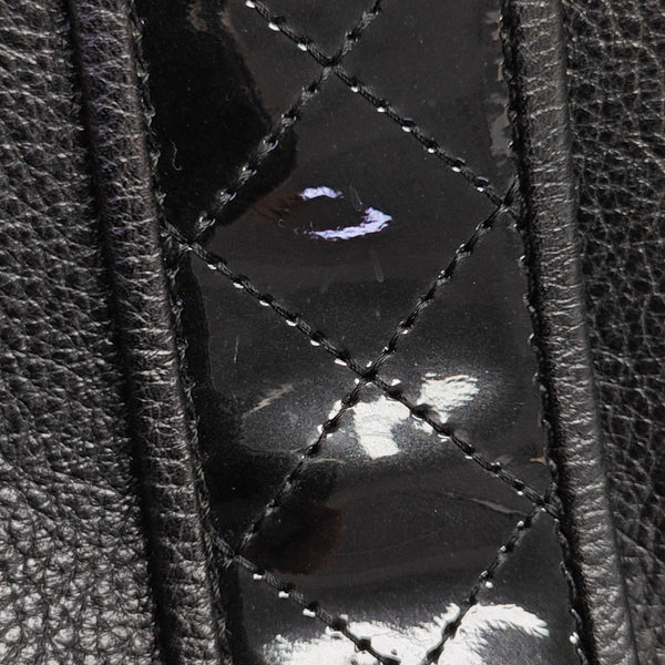 Quilted Leather Black
