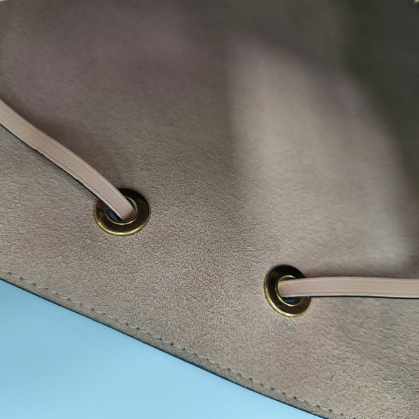 NÉONOÉ MM Damier Ebene Coated Canvas Brown