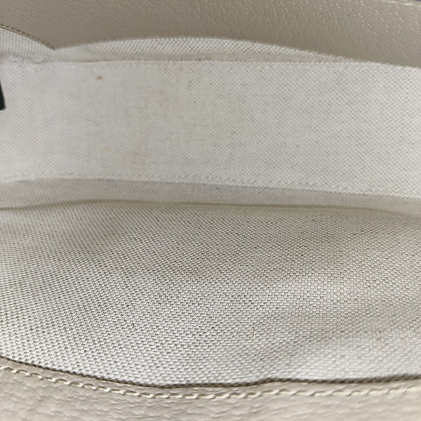 Horsebit 1955 Mini Monogram Coated Canvas White