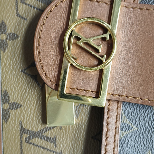 DAUPHINE WOC Monogram Coated Canvas Brown