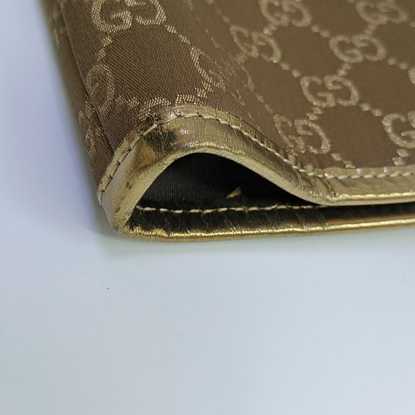 Monogram Coated Canvas Tote Bag Brown