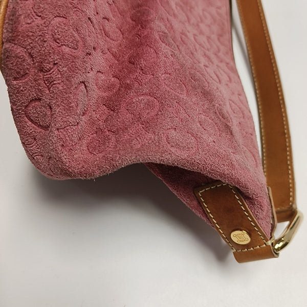Suede Shoulder Bag Pink