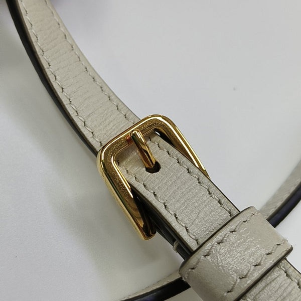 Horsebit 1955 Mini Coated Canvas Beige