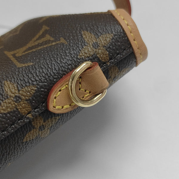 FOLD ME Monogram Coated Canvas Brown