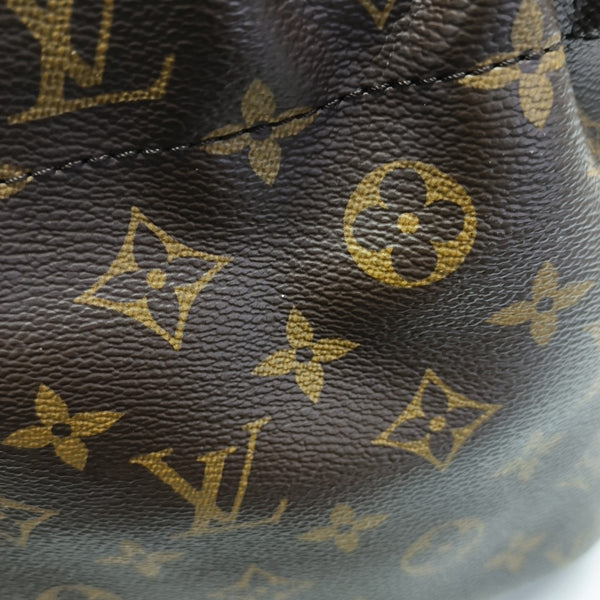 NÉONOÉ MM Monogram Coated Canvas Brown