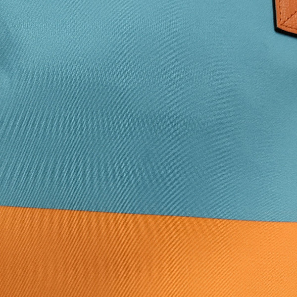 Nylon Top Handle Bag Blue