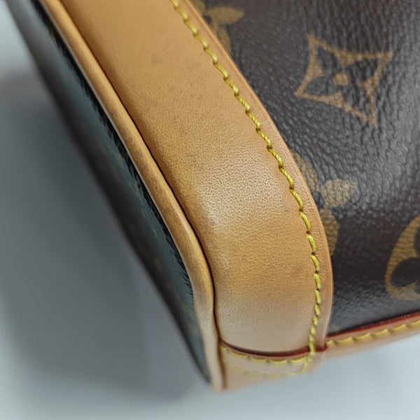 NOÉ Nano Monogram Coated Canvas Brown