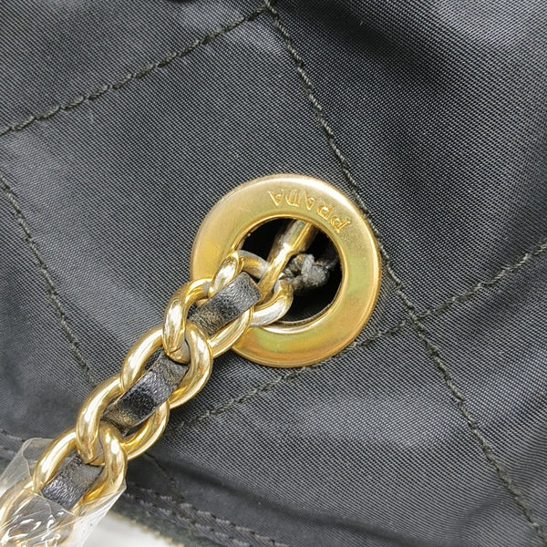 Nylon Quilted Nylon Black