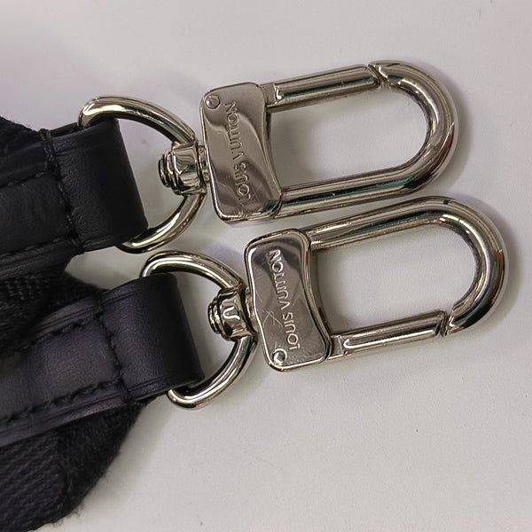 KEEPALL Nano Monogram Calfskin Black