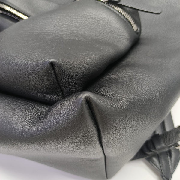 Calfskin Backpack Large Black