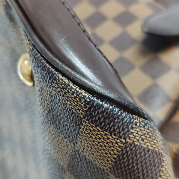 VERONA MM Damier Ebene Coated Canvas Brown