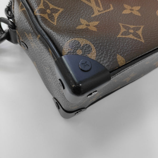 SOFT TRUNK Mini Monogram Coated Canvas Brown