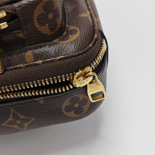 UTILITY Monogram Coated Canvas Brown