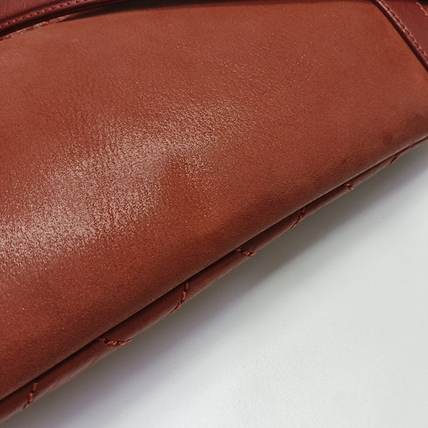 HAMPTONS CC Quilted Calfskin Red