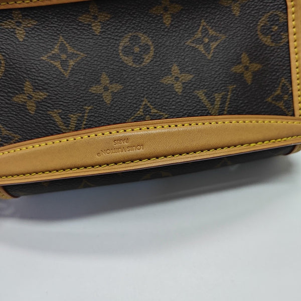 DIANE Nano Monogram Coated Canvas Brown