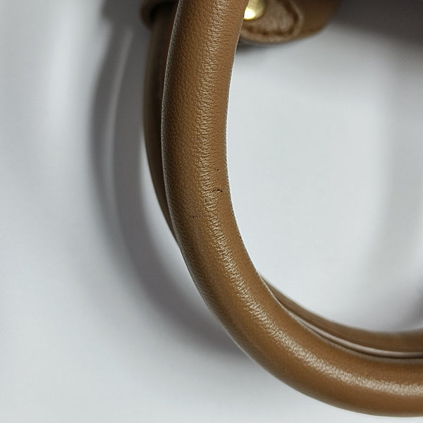 Arcadie Matelassé Small Quilted Lambskin Brown