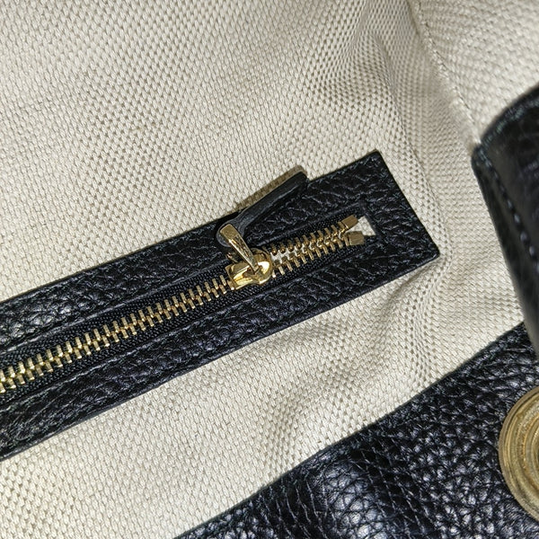 Soho Large Calfskin Black