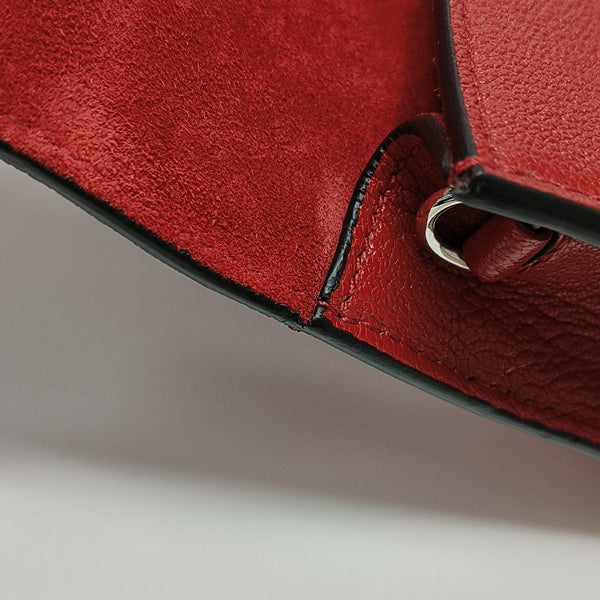 Calfskin Shoulder Bag Red