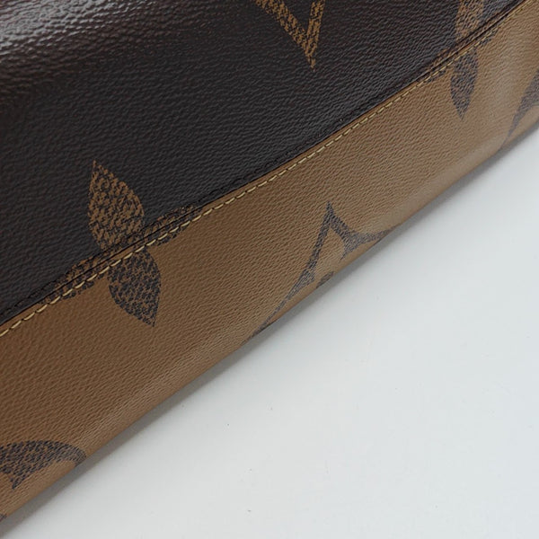 ONTHEGO MM Monogram Coated Canvas Brown