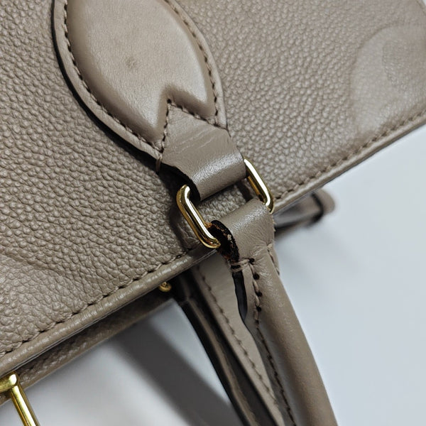ONTHEGO MM Monogram Calfskin Gray