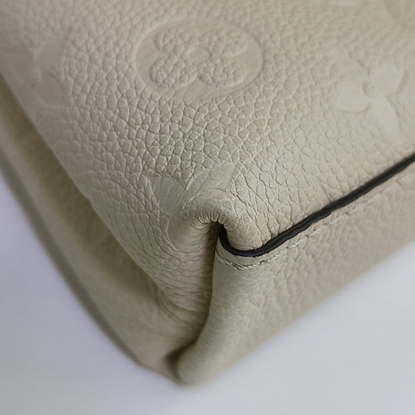 NANO MADELEINE Nano Monogram Calfskin Beige