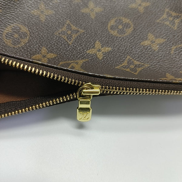 ACCESSOIRES Monogram Coated Canvas Brown