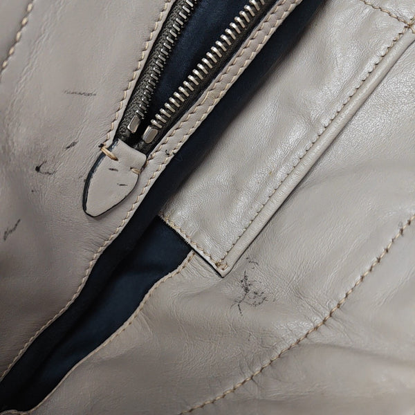 Calfskin Tote Bag Gray