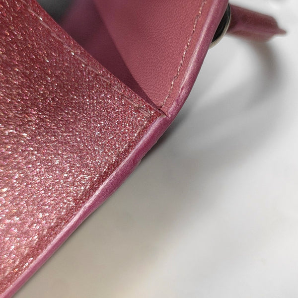 Hourglass XS Quilted Calfskin Red