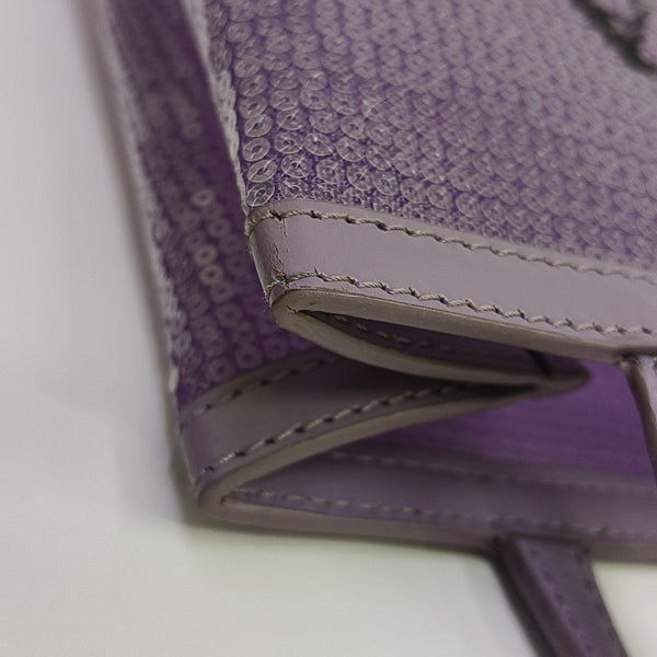 Special Material Tote Bag Purple