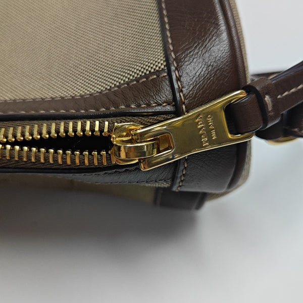 Canvas Shoulder Bag Beige