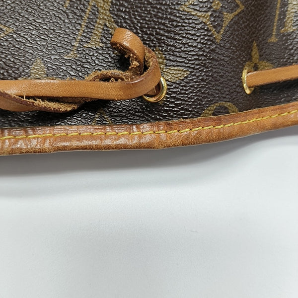 NÉONOÉ Nano Monogram Coated Canvas Brown