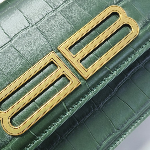 Calfskin Shoulder Bag Green