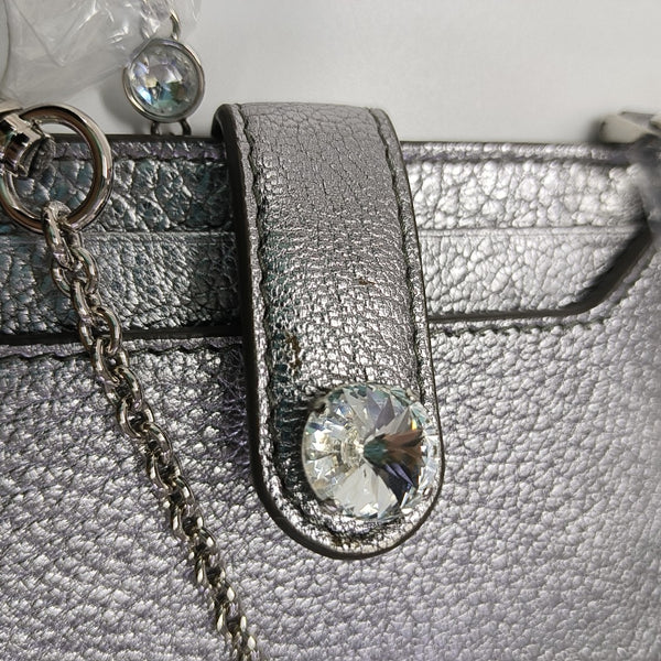 Fringed Calfskin Silver