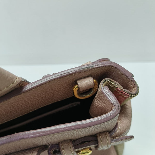 The Banner Small Calfskin Pink