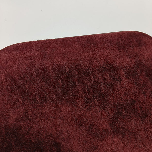 MONOGRAM ALL OVER Suede Red