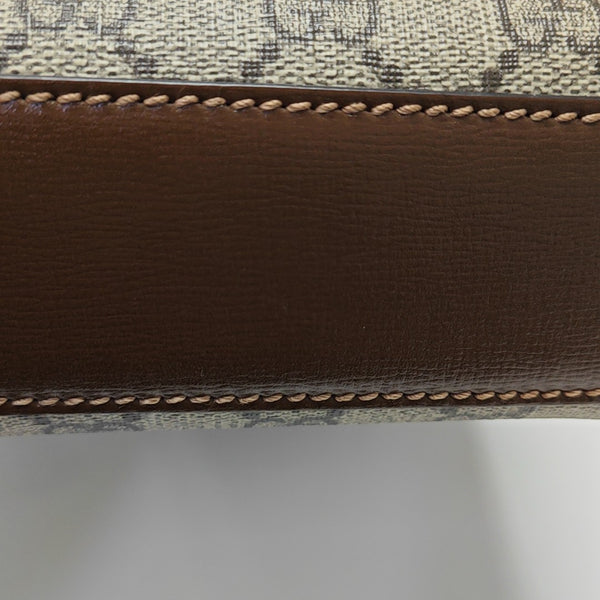 Retro Mini Monogram Coated Canvas Beige