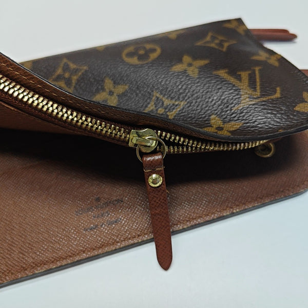 INSOLITE Monogram Coated Canvas Brown Wallet